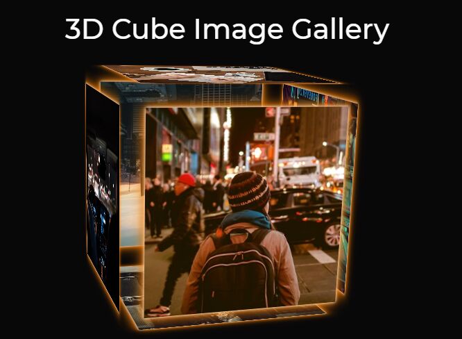 3D Cube Image Gallery